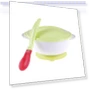 Non-slip baby feeding set with sensory spoon — Kids' Utensils, Cool River