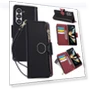 Zipper Wallet Leather Phone Cover with Wrist Strap — Flip Cases, Smartwatch 2025