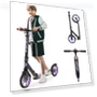 Thumbnail Foldable Kick Scooter with Adjustable Handlebar — Push Scooters, WAYPLUS