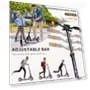 Thumbnail Foldable Kick Scooter with Adjustable Handlebar — Push Scooters, WAYPLUS