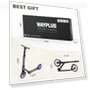 Thumbnail Foldable Kick Scooter with Adjustable Handlebar — Push Scooters, WAYPLUS