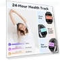 Thumbnail Smart Watch with Bluetooth Calls and Fitness Tracking — Smartwatches, CASCHO