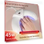 Crescent-Shaped Smart Quick-Dry Nail Lamp — Curing Lamps, TrendVibeCN