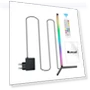 RGB Floor Lamp with Remote Control — Standing Lights, Worry free storage