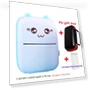Portable Thermal Printer with PU Bag — Printer Parts, KGG Kids Smart Watch