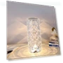Crystal Rose LED Table Lamp Projector — Overhead Lighting, Flowerbouquet