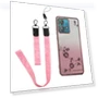 Flower Pattern TPU Gradient Phone Cover with Lanyards — Phone Accessories, KADEM