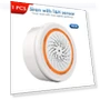 3-in-1 Sound Light Sensor with Built-in Siren — Smart Home Security, Neo