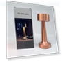 Modern Metal Touch Dimmer Night Light — Desk & Table Lighting, Zhou Yajin