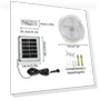 Solar LED Ceiling Light with Remote Control — Garden Illumination, Build My Home
