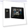 Touchscreen Weather Station with Digital Display — Weather Monitoring Clocks, Super Featured