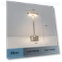 Industrial Style LED Desk Lamp with Charging — Desk & Table Lighting, Rainbow Rain
