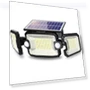 Solar 305 LED Lights with Double Motion Sensor — Outdoor Security & Flood Lighting, AE Selection