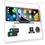 Wireless Carplay Android Auto Dash Cam — Rearview Safety Systems, Chic Home
