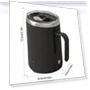 Magnetic Self-Stirring Mug — Beverage Warmers, DC-HOME-4