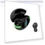 Bluetooth Headset with Mini LED Touch Display — In-Ear Headphones, QUEED