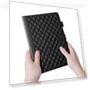Thumbnail Rhombus Lattice Leather Smart Tablet Case for iPad 10.2/10.5 — Keyboard Cases