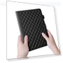 Thumbnail Rhombus Lattice Leather Smart Tablet Case for iPad Pro 11 2024 — Keyboard Cases