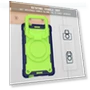 Thumbnail Handle Robot Silicone Hybrid PC Tablet Case for Samsung Galaxy Tab A9 — Cases, Samsung