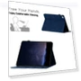Thumbnail Honeycomb Embossed Leather Smart Tablet Case for Samsung Galaxy Tab S6 Lite — Keyboard Cases, Samsung