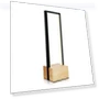 Black Aluminum Frame with Wooden Base Touch Control Night Light — Lamps & Shades, TOMTOP JMS