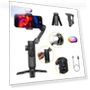 Handheld Stabilizer with RGB Fill Light — Steady Shots, Aochuan