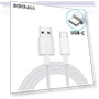 Smart LED Lamp with European Plug, 2 USB Ports, Charger + USB C Cable — Study & Desk Lighting, Charging set