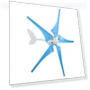 5-Blade Wind Turbine Kit with Power Controller — Solar Charging Solutions, Koogeelife