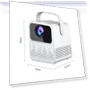 Portable Mini Projector — Home Theater Projectors, Essager Electronic
