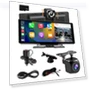10.26-inch 4G IPS Touchscreen GPS Navigation CarPlay Android Auto Dual Lens Dash Cam Rearview Mirror — Navigation & GPS Accessories, Daily Home Furnishings