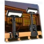 Solar Motion Sensor Outdoor Light — Outdoor Security & Flood Lighting, SAMURAI STYLE
