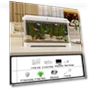 LED Illuminated Transparent Desktop Aquarium Set — Lights, CDxianshen