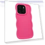 Solid Color Wavy Edge TPU Phone Case — Phone Accessories, Samrtwatch Bands Straps