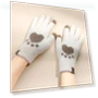 Touchscreen Gloves with Cat Paw Design — Cold Weather Gloves, Yiran bag