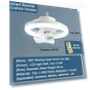 360° Rotating Head Fan with Light — Ceiling Fans, Crown Global