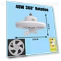 360° Rotating LED Ceiling Fan with Remote Control — Ceiling Fan Lighting Solutions, Crown Global