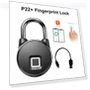 Biometric Door Lock with Fingerprint Scanner — Biometric Security, HOME-Auto-001