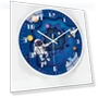 Creative Space Automatic Radio Wall Clock with Timer — Clocks, Window glass film