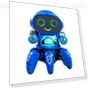 Electric Six Intelligent Robot with Lighting, Sound Effects, and Dancing — Interactive Learning Devices, Gouhuo