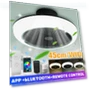 Adjustable Speed WiFi Smart Ceiling Fan with Light — Ceiling Fan Wall Controls, Pro DIY Tool