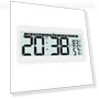 Digital Desk Clock with Alarm, Temperature, and Humidity Display — Clocks, Fashionable bags