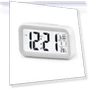 Digital Rechargeable Clock with Smart Light Sensor — Alarm, CrimsonClay