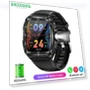 Military Health Monitor Smartwatch with Voice AI and Bluetooth Calls — Wearable Accessories, SACOSDING