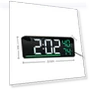 Mirror Electronic Alarm Clock with USB Connection — Alarm, Fashionable bags