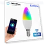 Wi-Fi Smart LED Candle Bulb with RGB Color and Adjustable Brightness — LED, MnnWuu