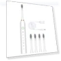Electric Toothbrush with 4 Brush Heads, 6 Modes, Smart Timers, USB Rechargeable — Chargers, Beautiful secret